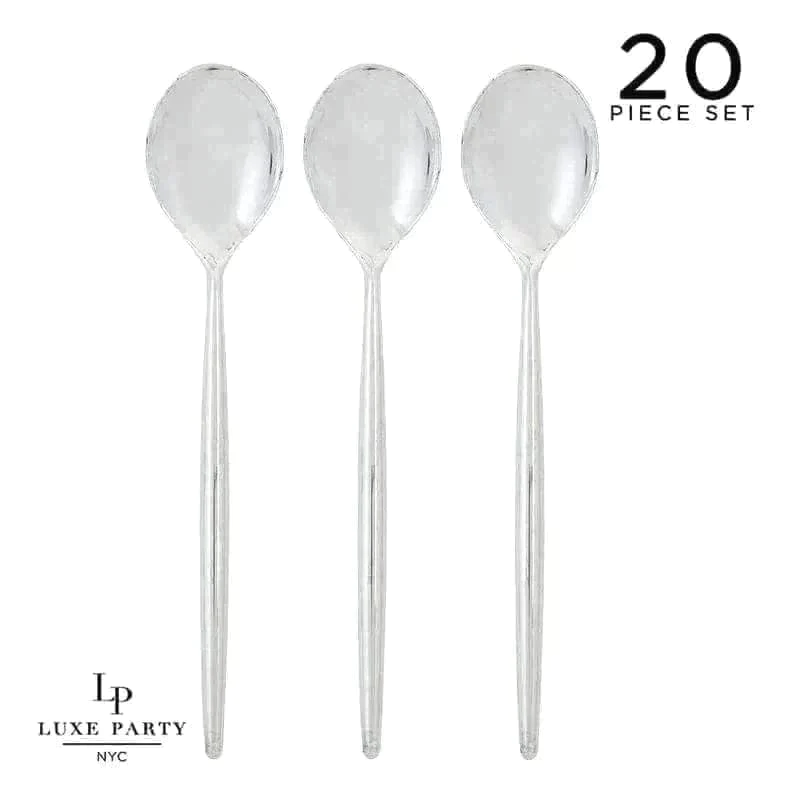 MATRIX - PAQUETE DE CUCHARAS DE PLATA / 20PK