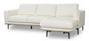 SOFA (BRAZO 2S)+CHAISE+LEGS COLOR NIEVE