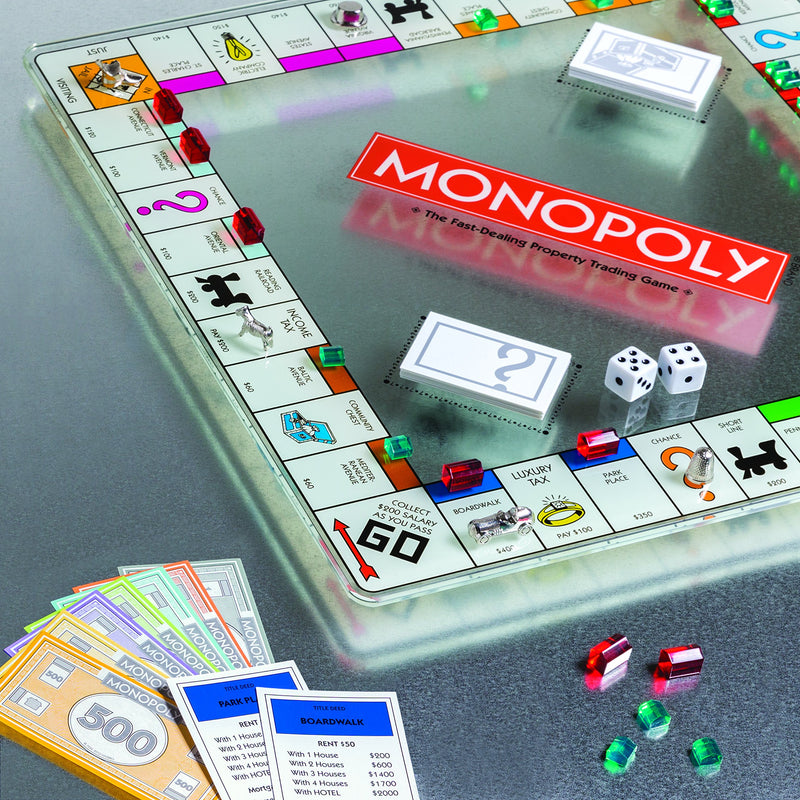 JUEGO DE MESA MONOPOLY- GLASS EDITION