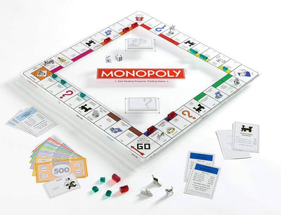 JUEGO DE MESA MONOPOLY- GLASS EDITION