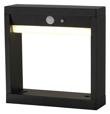 lampara solar para pared, cuerpo de aluminio, led SMD 3000k Max 5.8W, con baterÃ­a 1x2200 MAH 3.7