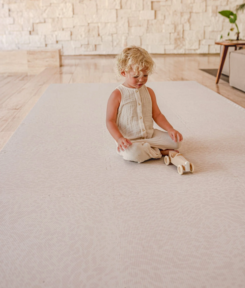 TODDLEKIND ALFOMBRA DE JUEGOS PARA BEBÉS TULUM - ROSA PASTEL