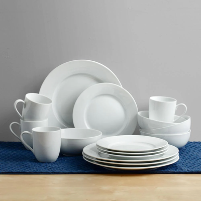 SET DE VAJILLA DE 16PC - BLANCO