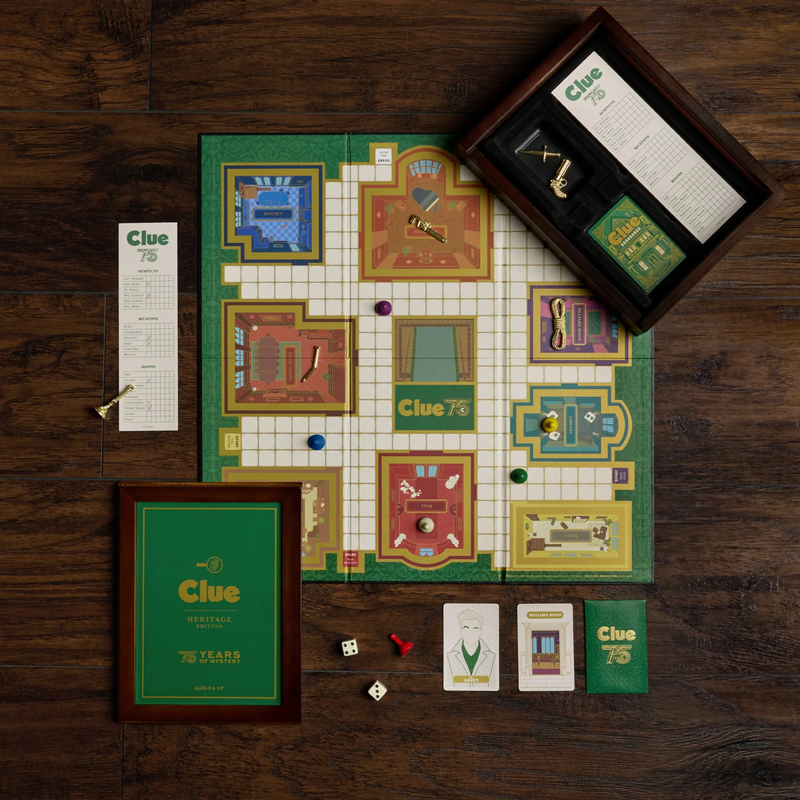 JUEGO DE MESA CLUE- HERITAGE EDITION