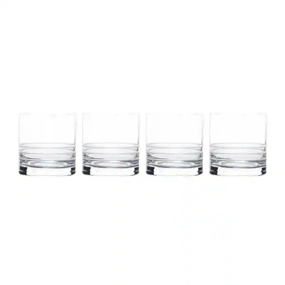 SET DE 4 VASOS DOBLES ANTIGUOS DE 15.5OZ - GRIS