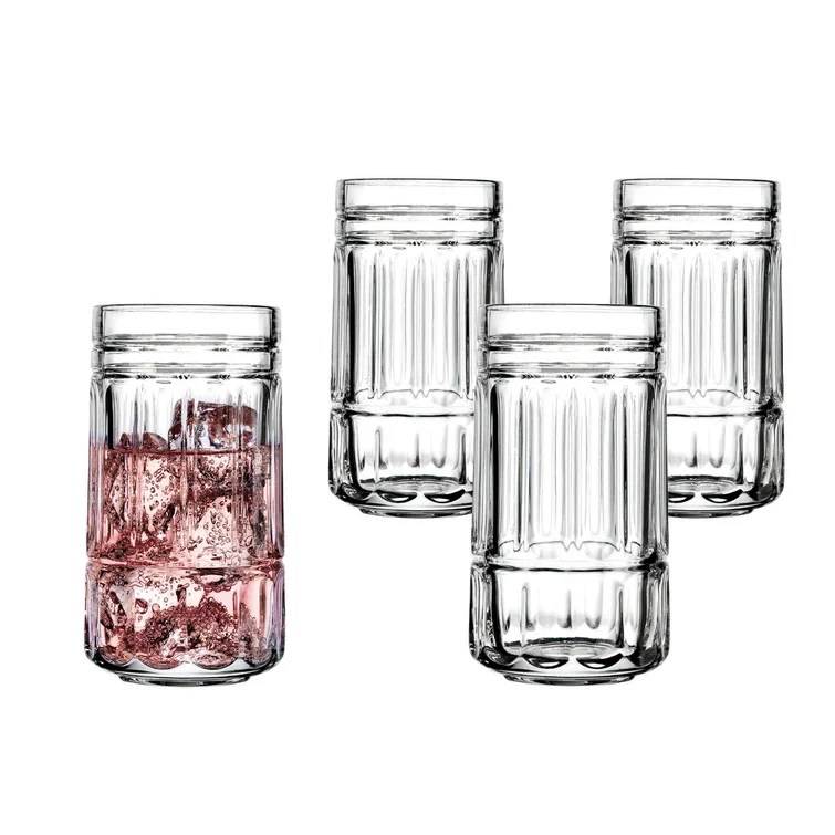 SET DE 4  VASOS ALTO 12OZ