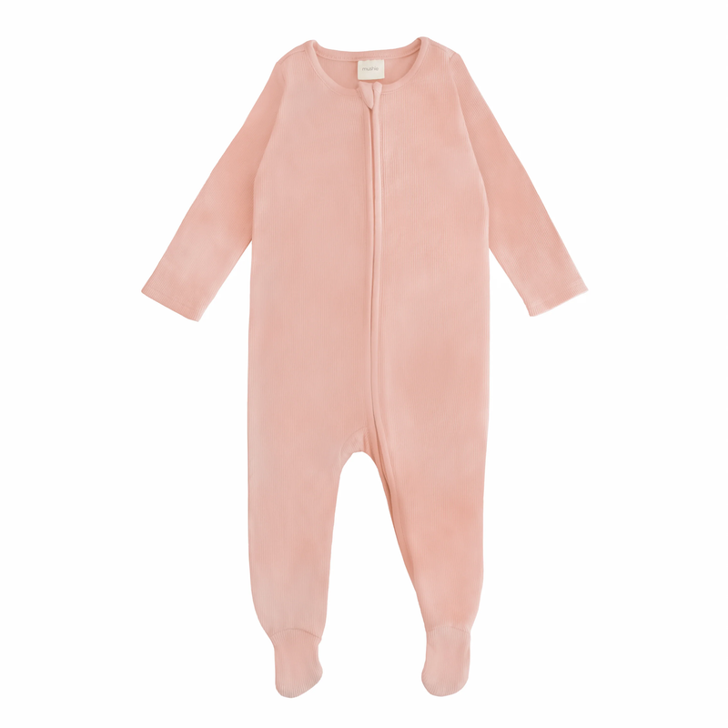 MUSHIE PIJAMA CON CREMALLERA 6-9 M-BLUSH