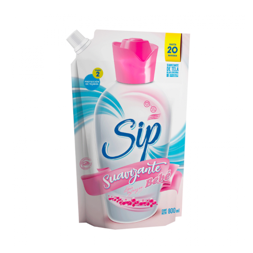 SUAVIZANTE SIP BEBE 12/800 ML