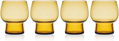 SET DE 4 VASOS P/COCTEL DE 14OZ-C/AMBAR