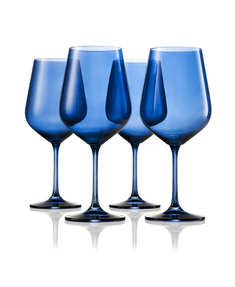 SET DE 4 COPAS PARA VINO DE 19.5 Oz - NAVY