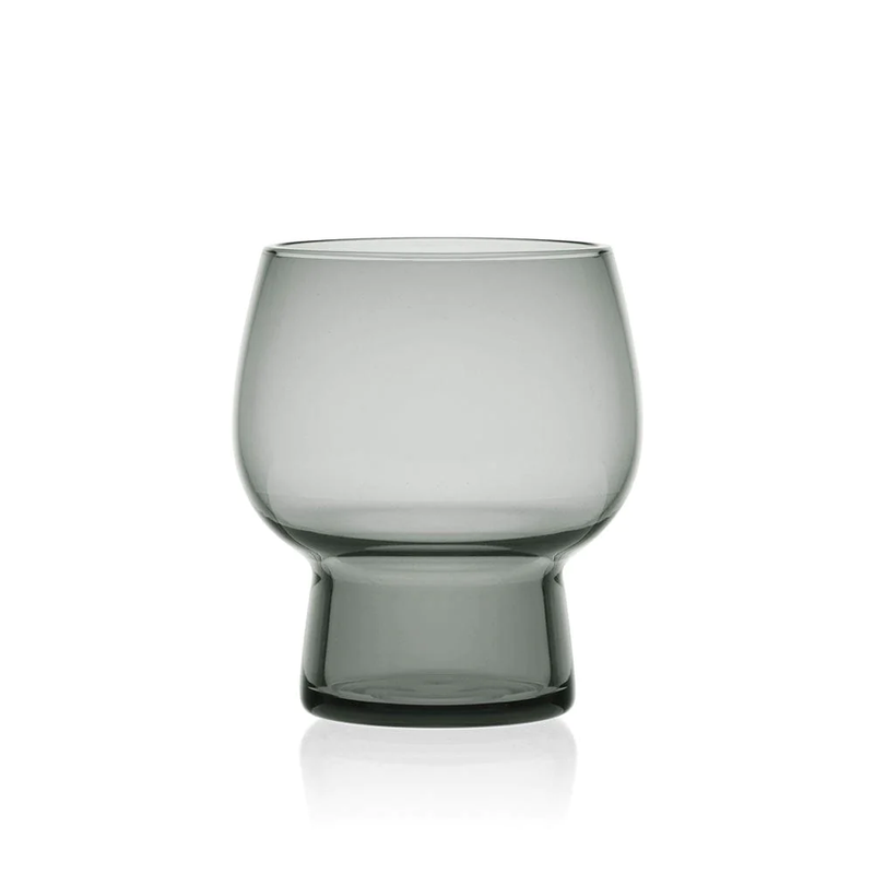 SET DE 4 VASOS MODERNOS PARA BEBIDA - GRIS