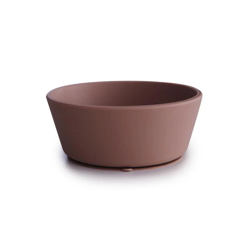 BOWL DE SUCCION DE SILICONA - MALVA NUBLADA