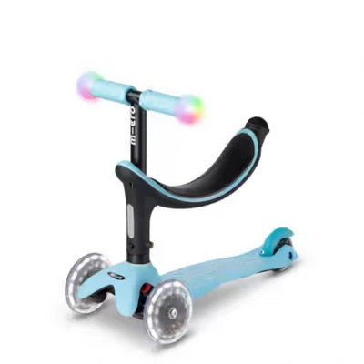 MINI SCOOTER MAGICO LED - AZUL