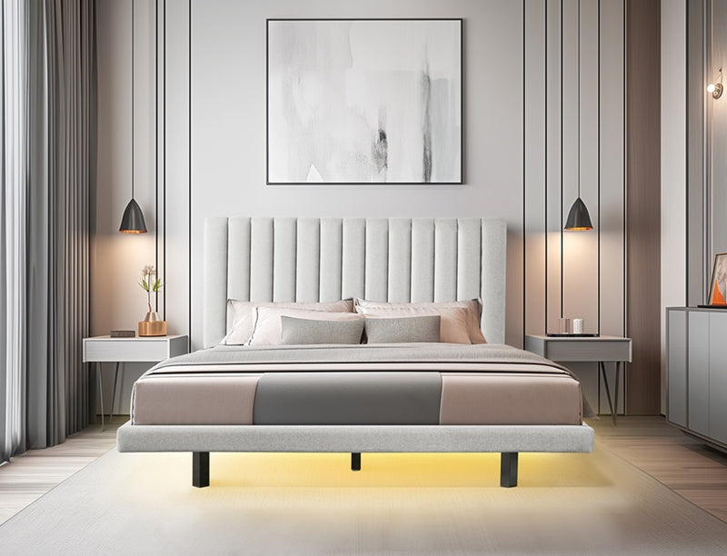 CAMA QUEEN / COLOR BEIGE