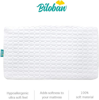 BILOBAN PAQUETE DE 2 SABANAS PARA CUNA IMPERMEABLE