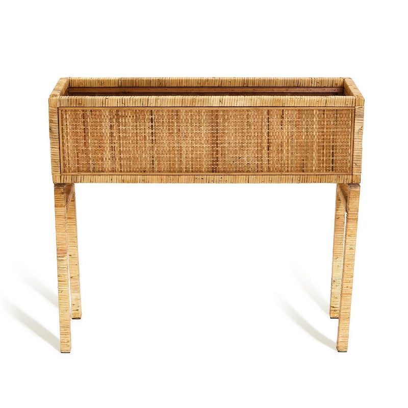 MESA JARDINERA DE RATTAN