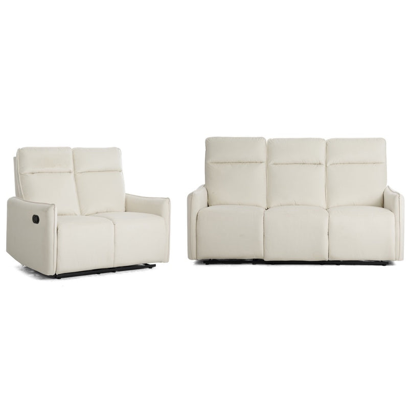 SET DE SOFÁ RECLINABLE 3+2/BEIGE