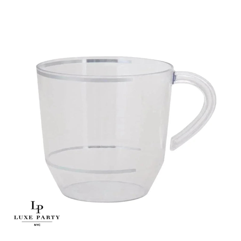 SET DE TAZAS DE TE 12.5OZ - PLATA/TRANSPARENTE