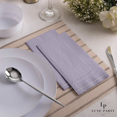 SET DE SERVILLETAS LISAS - PURPURA LAVANDA