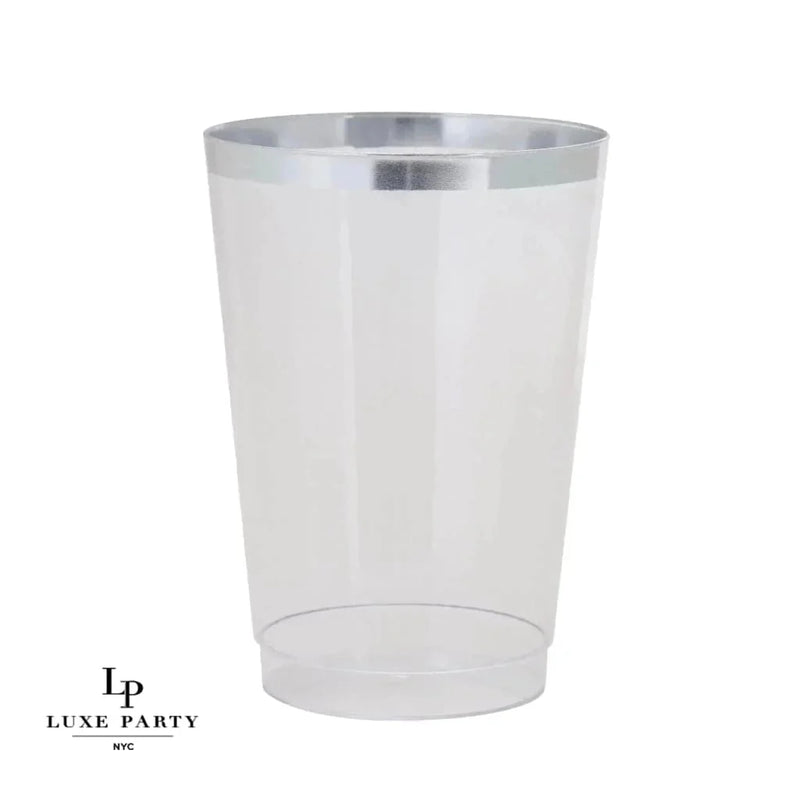 VASO DE 9OZ - PLATA/TRANSPARENTE