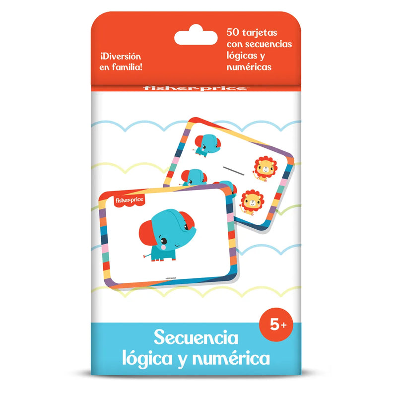 FISHER PRICE - TARJETAS SECUENCIA LÓGICA Y NUMÉRICA