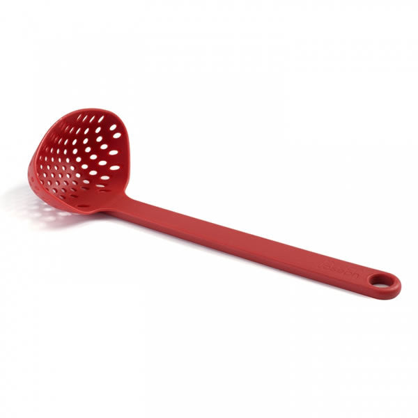 SCOOP STRAINING LADLE RED