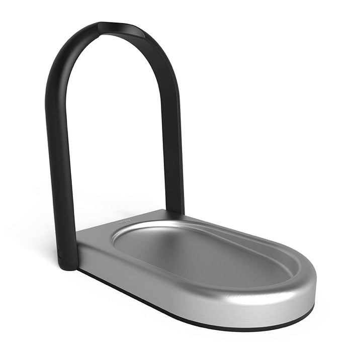 SOPORTE PARA UTENSILIOS DE COCINA, NEGRO Y NICKEL