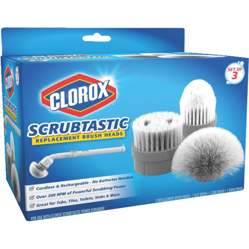 SET DE 3 BROCHAS REMPLAZO PARA CLOROX Scrubtastic