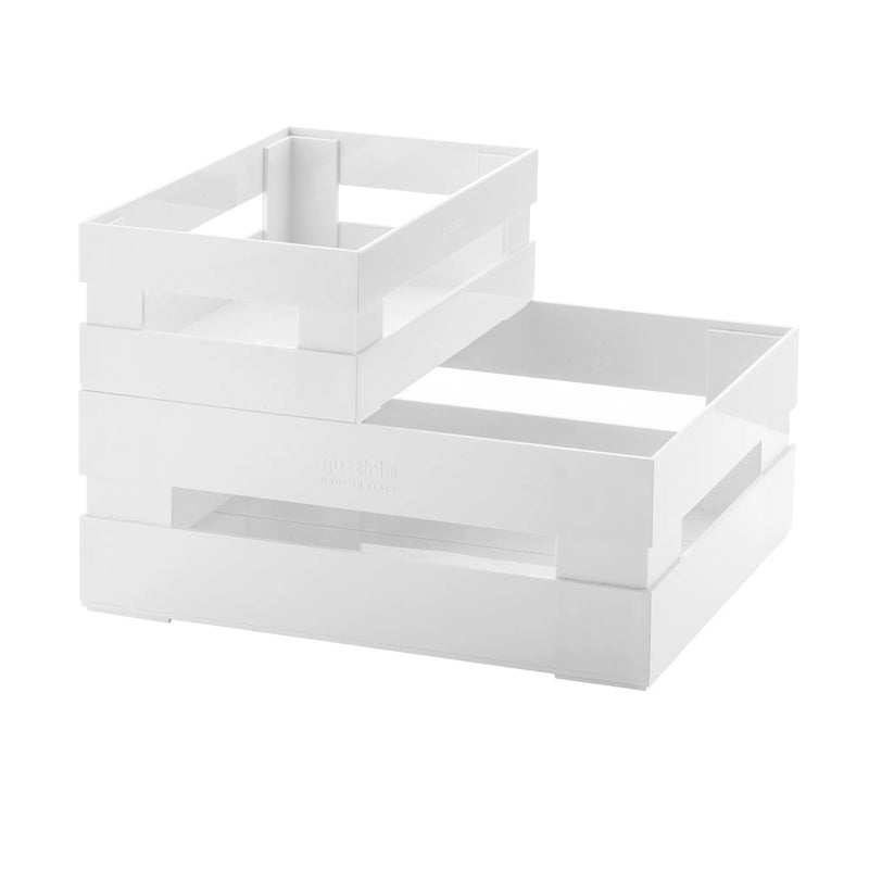 SET 2 CAJAS ORGANIZADORAS TIDY&STORE -BLANCO