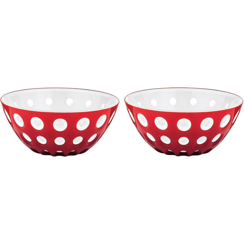 SET DE 2 BOWLS 12CM (ROJO/ BLANCO)