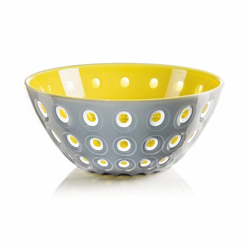 PLATO DE 20 CM  GRIS / AMARILLO