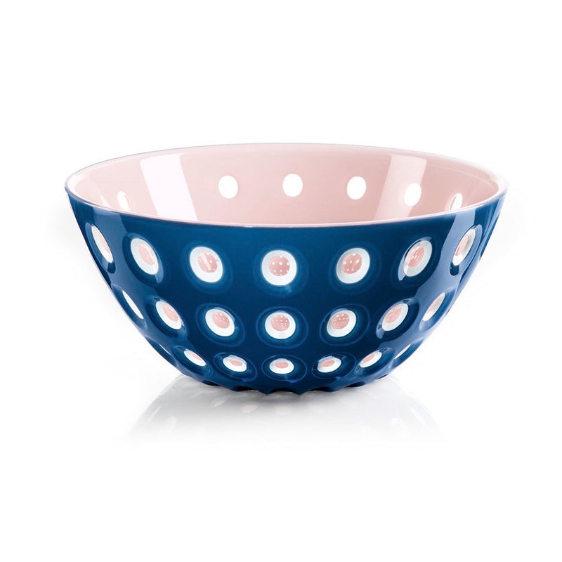 PLATO DE 25 CM  AZUL / ROSADO