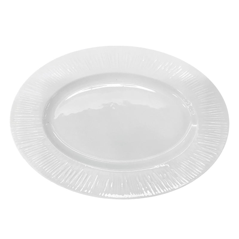 PLATO OVALADO PARA SERVIR 12.25"