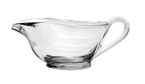 GRAVY BOAT W/LABEL ON FOOT