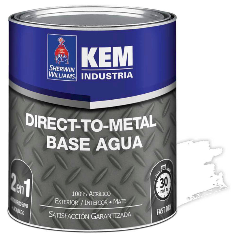 ANTICORROSIVO DIRECT-TO-METAL BASE AGUA MATE BLANCO