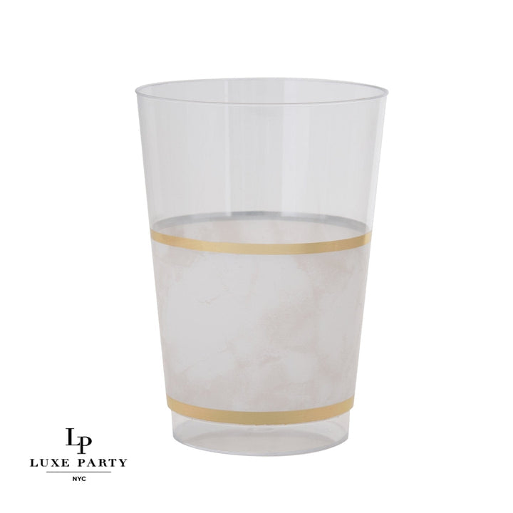 SET DE VASOS 12 OZ - MARMOLEADO