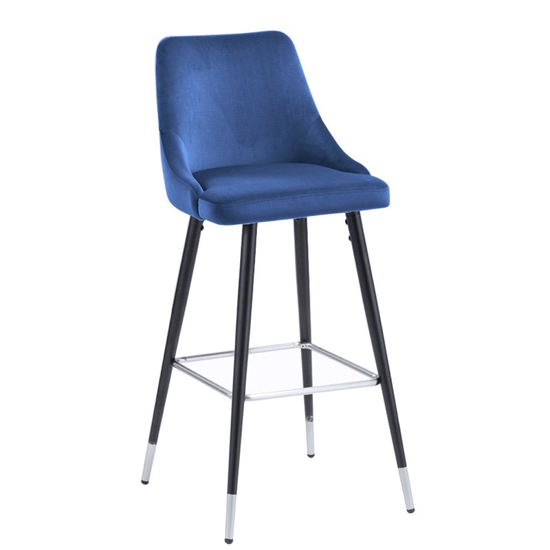 SILLA DE BAR (AZUL OSCURO)