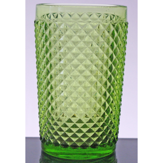 VASO DE VIDRIO VERDE 10oz