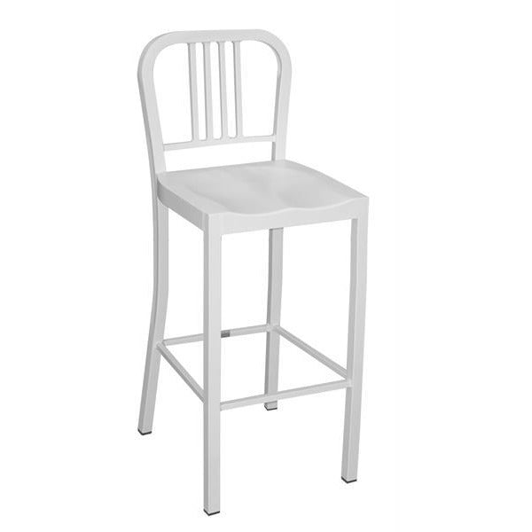 SILLA DE BAR BLANCA H107cm