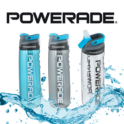 BOTELLA D/ AGUA POWERADE 28oz SIP 3 MODELOS DIFERENTES