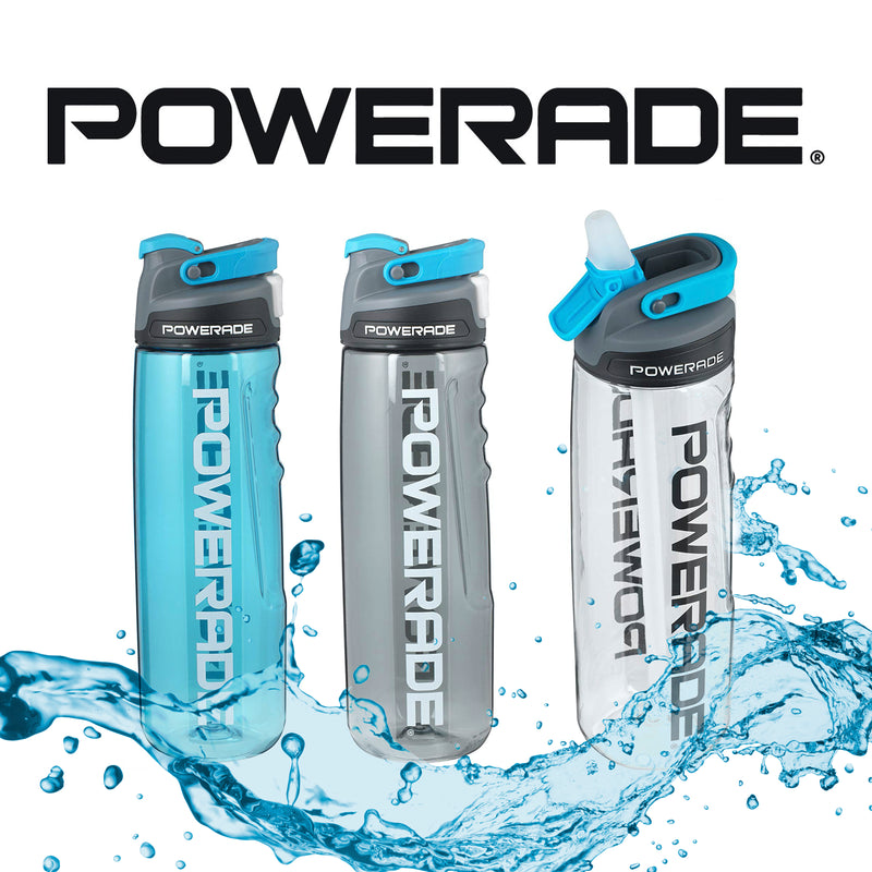 BOTELLA D/ AGUA POWERADE 28oz SIP 3 MODELOS DIFERENTES