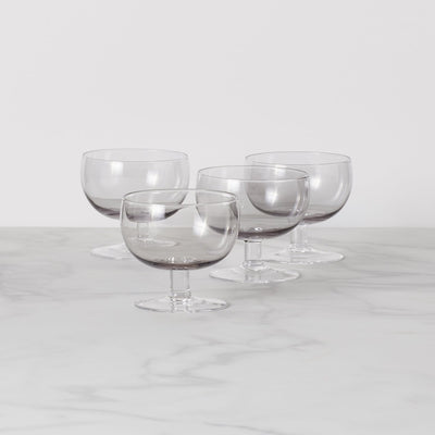 SET DE 4 COPAS DE COCKTAIL GRIS 11OZ