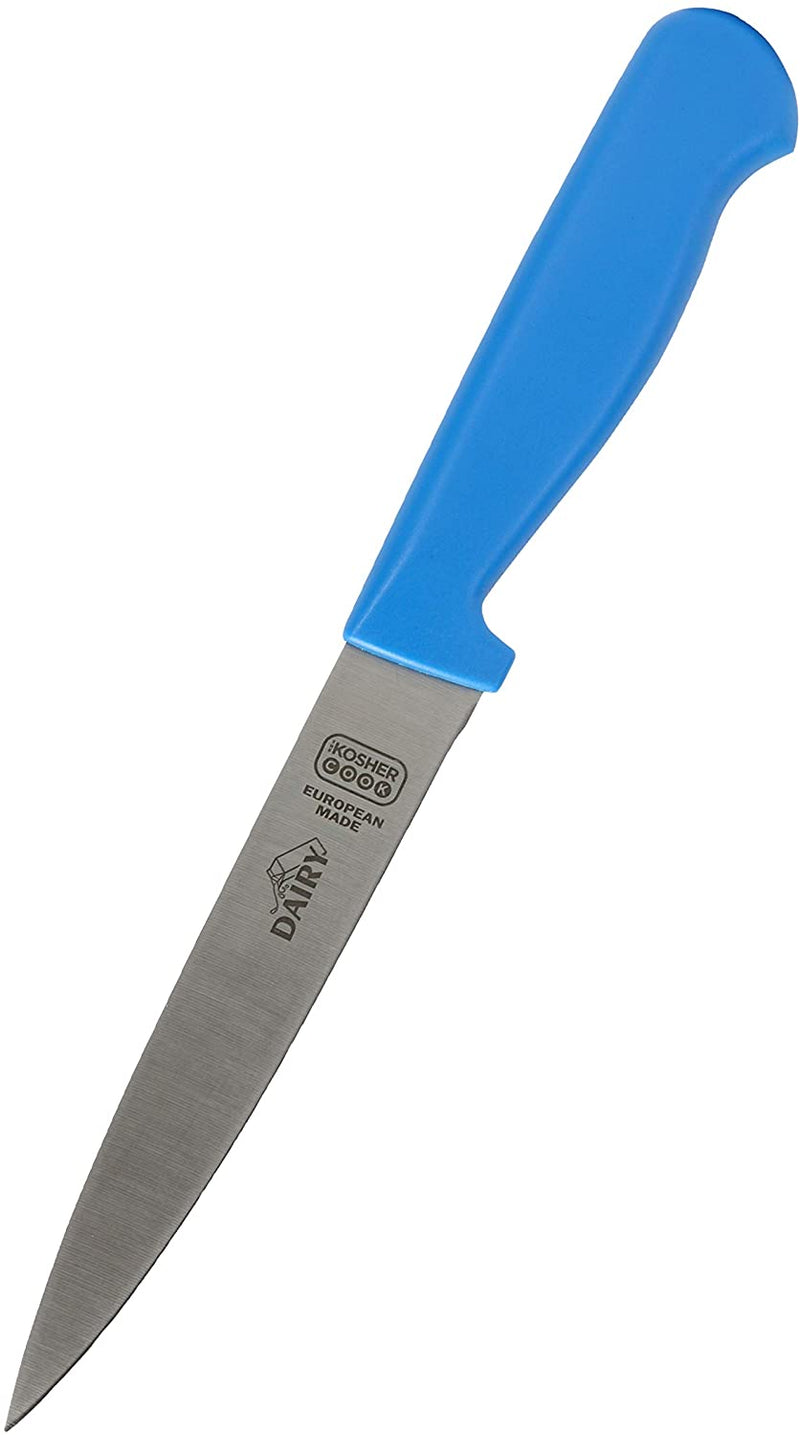 CUCHILLO DE PUNTA/ FILO RECTO DE 4¨ (AZUL)