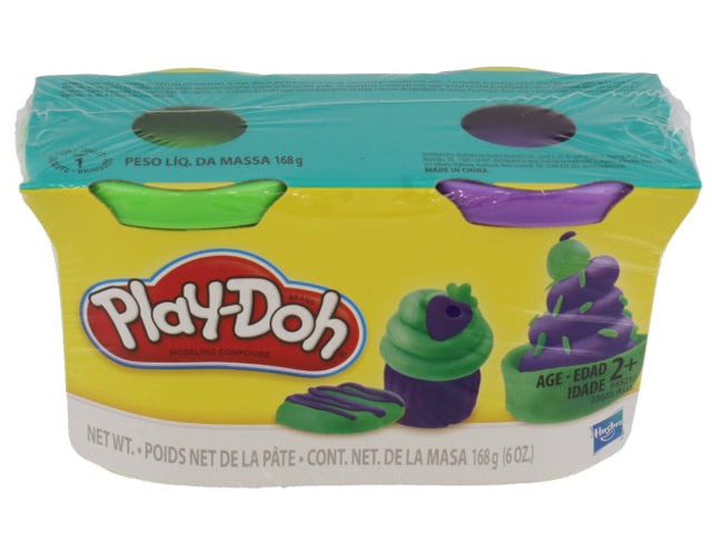 PAQUETE DE PLASTILINA PLAYDOH, SET DE 2PZAS.