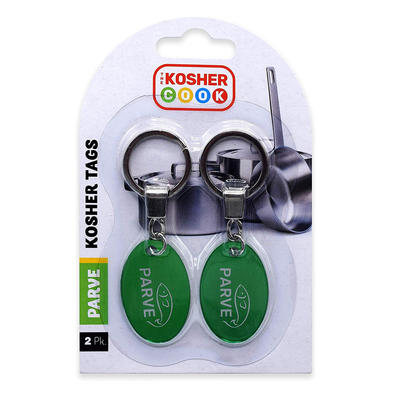 SET DE 2 PIEZAS ETIQUETA COLGANTE (VERDE)