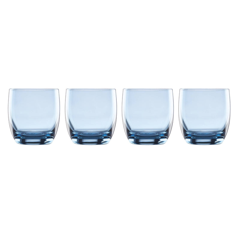 SET DE 4 PIEZAS VASOS AZULE 12 OZ