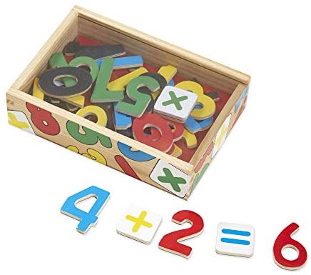 NUMEROS MAGNETICOS DE MADERA