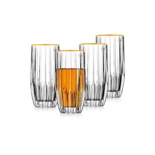 SET 4 DE VASOS DE VIDRIO - HIGHBALL