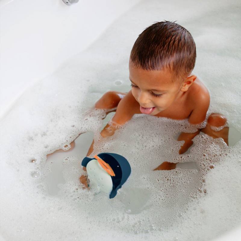 JUGUETE DE BAÑO PARA BEBE, BALLENA ATRAPA CREATURAS