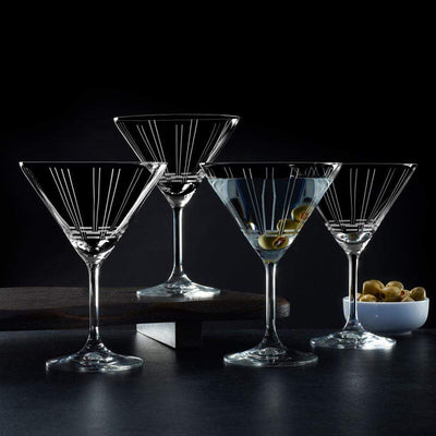 JUEGO DE 4 COPAS DE MARTINIS 9.5 OZ